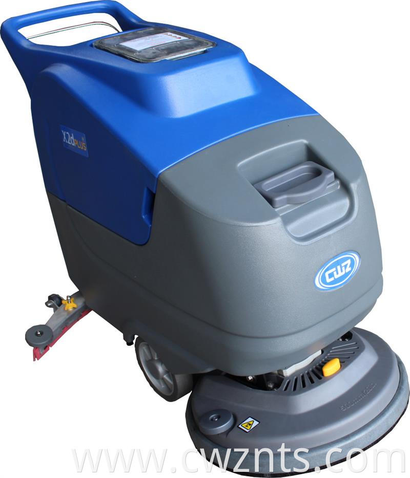 Manual scrubber CWZ concrete floor cleaning machine